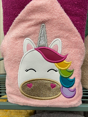 Magical Unicorn Hooded Towel