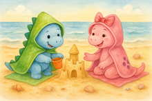 Dino-mite Hooded Towel for Little Explorers