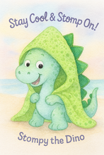 Dino-mite Hooded Towel for Little Explorers