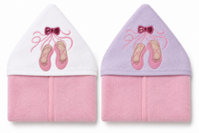 Ballet Slippers Hooded Towel