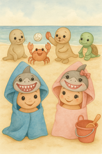 “Fin-tastic Fun” Hooded Towel