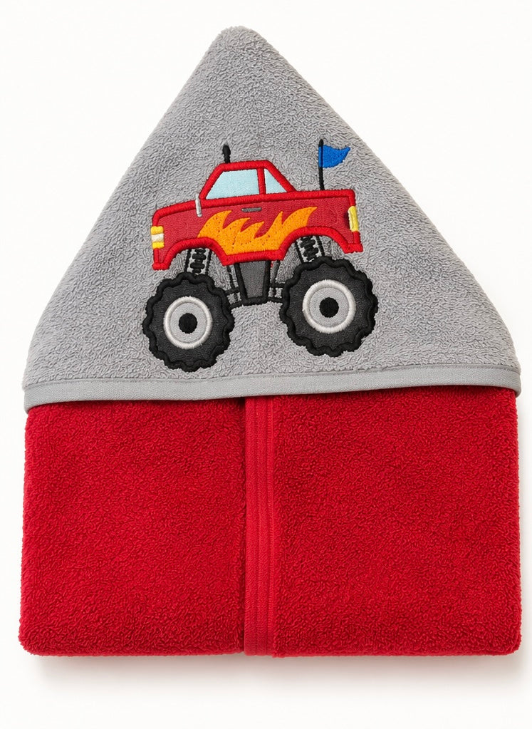 Rusty the Monster Truck Hooded Towel