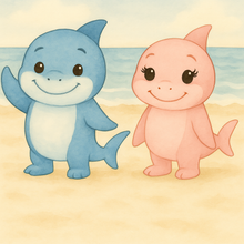 “Fin-tastic Fun” Hooded Towel