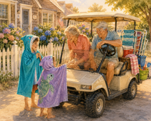 Golf Cart Hooded Towel