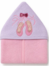 Ballet Slippers Hooded Towel