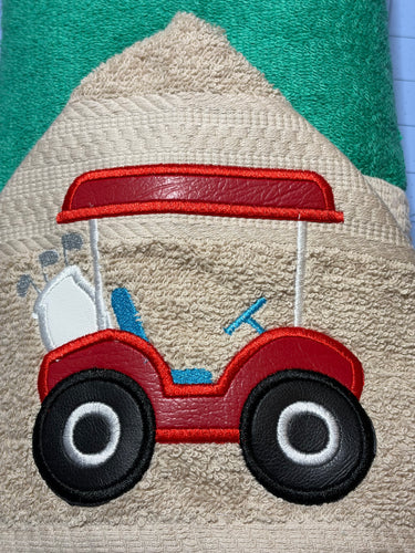 Golf Cart Hooded Towel