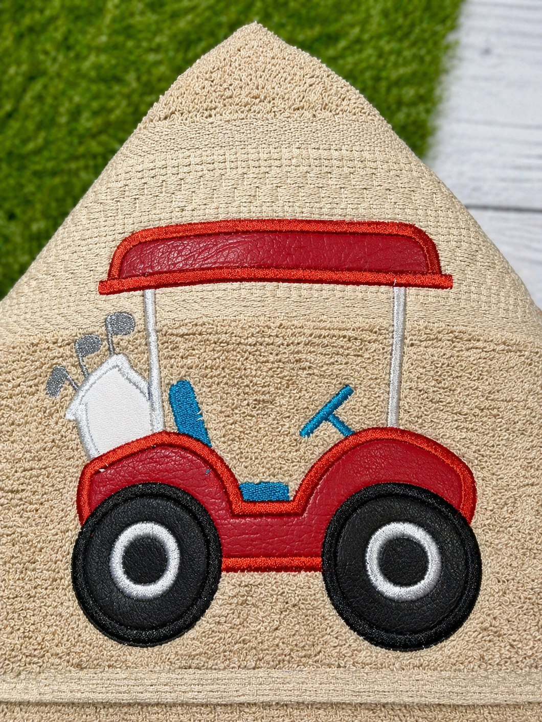 Golf Cart Hooded Towel