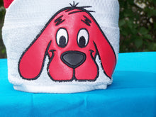 Red Dog Hooded Towel