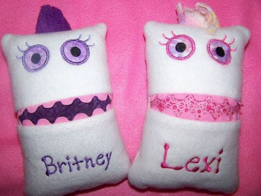 Personalized Monster Tooth Fairy Pillow