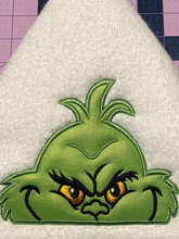 Grinch Hooded Towel