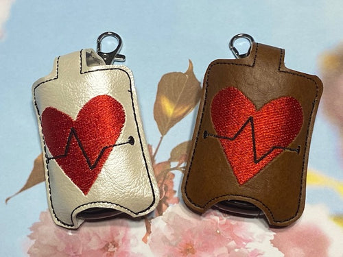 Nurses Heart Hand Sanitizer Case