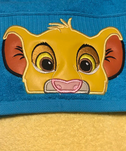 Baby Lion Hooded Towel