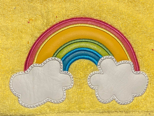 Rainbow Hooded Towel