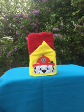 Fire Pup Hooded Towel