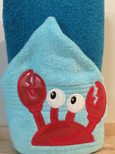 Pinchy the Crab Hooded Towel