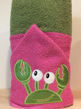 Pinchy the Crab Hooded Towel