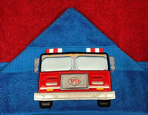 Engine 1 Hooded Towel