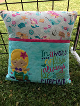 Mermaid Book Pillow