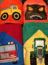 Fire Truck Hooded Towel