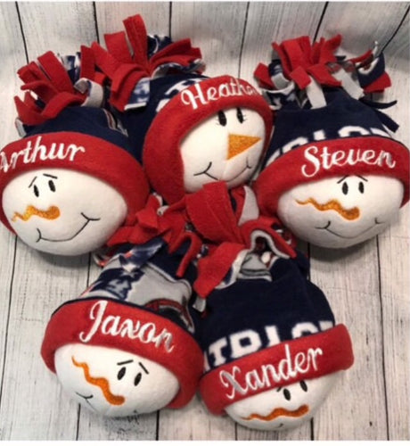 Snowball With Personalized Hat