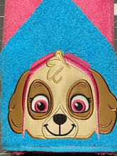 Helicopter Pup Hooded Towel