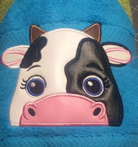 Cow Hooded Towel