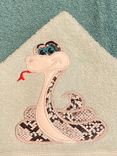 “Hisss-terical Fun” Hooded Towel