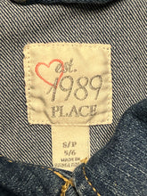 Est 89 Place (youth s/p 5/6) Up Cycled Jean Jacket with Classic Design